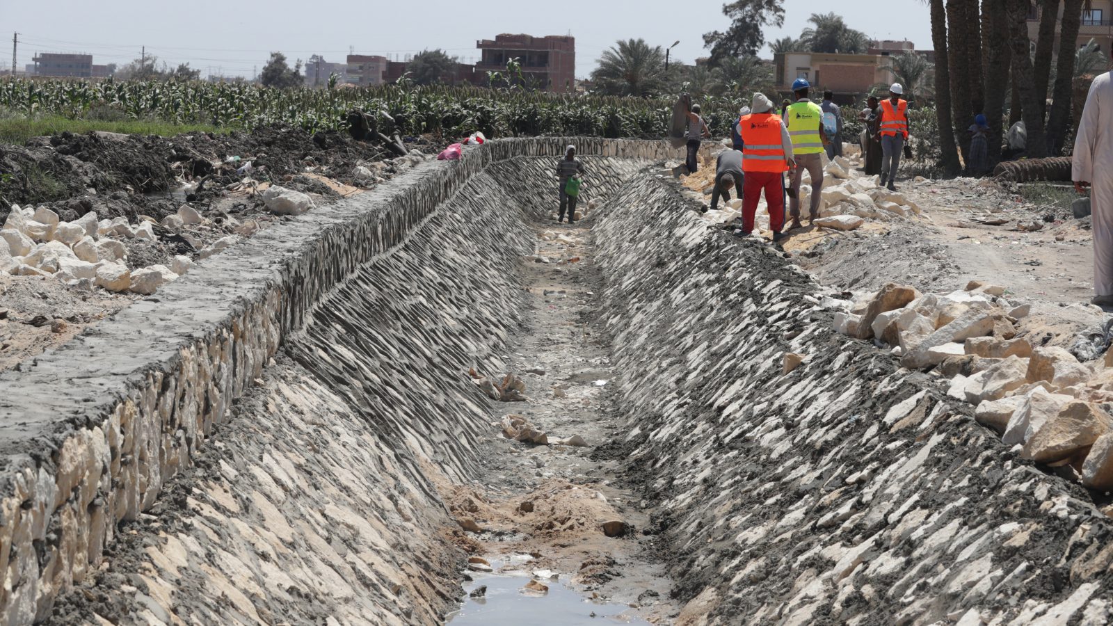 Réhabilitation du canal Awlad Mohamed à Fayoum