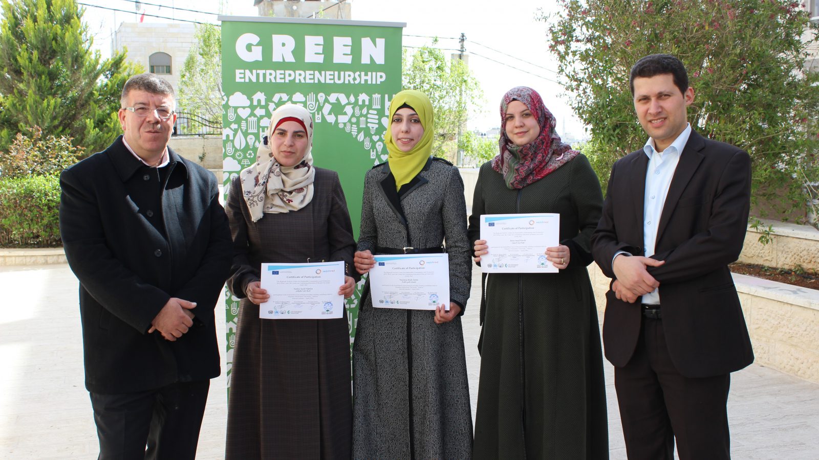 Heba Dweik, Nadia Iqaefan and Narmeen Zahdeh